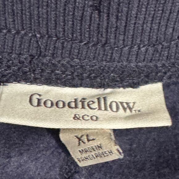 Goodfellow Mens Joggers Size XL Blue Ultra Soft Fleece Lined Drawstring Pockets - Picture 7 of 14